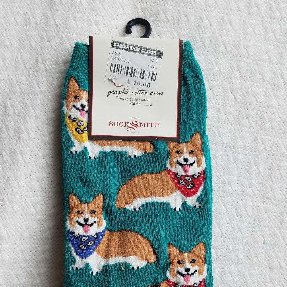 Brand new in package corgi socks